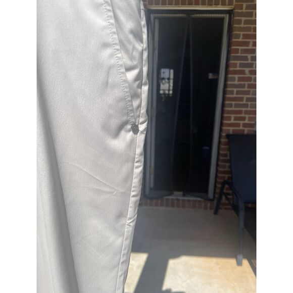 Greg Norman Pants Mens 36x32 Beige Tapred Leg Flat Front Performance Chino - Picture 3 of 10